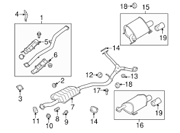 Exhaust Components For 2010 Subaru Outback Subaru Parts Plus