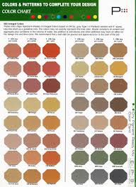 Stamped Concrete Cement Colors Charts Stain Coloring Samples