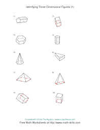 Identifying Prisms And Pyramids A Geometry Worksheet Geometry Worksheets Math Drills Geometry