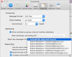 How Mac Mail Chooses Which Account You Mail From And How To Change It Raw Mac