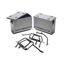 Aluminum Panniers With Pannier Racks Medium Silver For Kawasaki Klr650 2008 2018 Walmart Com In 2021 Pannier Ktm Adventure Motorcycling