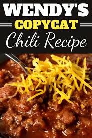 Wendy S Chili Recipe Copycat Insanely Good