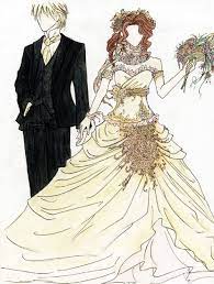 Anime Wedding Dress Drawing Google Search Dresses Anime Wedding Dress Fashion Illustration