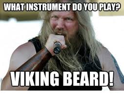 WHAT INSTRUMENT DO YOU PLAY VIKING BEARD! Uick Meme Com | Beard ...