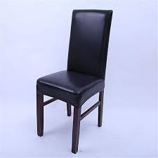 Fashion Stretch Pu Leather Stretch Chair Covers Kitchen Dining Room Wedding Banquet Chair Faux Leather Dining Chairs Modern Dining Chairs Slipcovers For Chairs