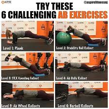 Try These 6 Challenging Ab Exercises If You Are Looking To Strengthen Your Core And Keep Your Back Healthy One Of The Best Exer Abs Workout Ab Dolly Ab Wheel