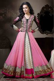 Shraddha Kapoor Soft Net Party Wear Anarkali Suit In Pink And White Colour Kapoor gained wide recognition for playing a singer in the commercially successful romantic drama. shraddha kapoor soft net party wear anarkali suit in pink and white colour