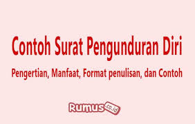 Contoh surat pengunduran diri / resign dari karyawan, sekolah, organisasi, pekerjaan, guru, pabrik, yayasan dll lengkap. Contoh Surat Pengunduran Diri Kerja Yang Baik Dan Sopan