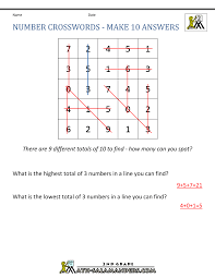 Mathematics does not have this helpful link to reality and must use words instead. Free Math Puzzles Addition And Subtraction