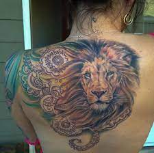 Similar To What I Want Regarding The Lion S Mane Turning Into Something Else I Want The Mane To Turn Into Flutt Animal Tattoos Leo Tattoos Lion Tattoo Design