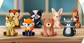 Woodland Wonders: Paint Your Own Forest Friends