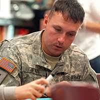 U.S. Air Force Staff Sgt. Justin Baggett, a weather