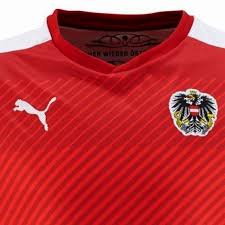 Die österreichische nationalmannschaft konnte sich bei der em 2020/21 zum zweiten mal für die endrunde qualifizieren. Osterreich Home Fussball Trikot 2016 17 Puma Sportingplus Net