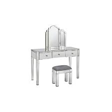 Legs in ebonized walnut, flat. Buy Argos Home Canzano Mirrored 3 Drawer Dressing Table Set Dressing Tables Argos