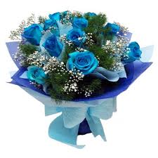 With next day delivery if you order. Blue Rose Send Bouquet Of Blue Roses Delivery Malaysia