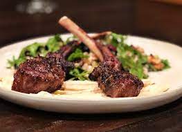 I had lamb chop dish for dinner, but didn't want to make the same boring way of making lamb chop. Dinner Party Turkish Lamb Chops With Lemon Tahini And Farro Salad Recipe Turkish Lamb Lamb Chops Lamb Dishes