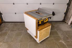 Mobile Table Saw Stand For A Dewalt Dw745 In 2020 Table Saw Stand Mobile Table Saw Stand