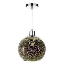 Silvi e27 luxury black modern pendant lights ceiling lights living room chandeliers mounted light shades ceiling lamp indoor. Dar Lighting Kai6550 Kai Easy Fit Ceiling Pendant Shade Only In Glass Castlegate Lights