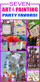 Birthday Party Favor Ideas Art And Painting Party Favor Ideas Art Party Favors Painting Birthday Party Art Themed Party