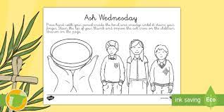 Download our coloring pages, lesson plans, and activities for lent. Ash Wednesday Worksheet Teacher Made
