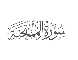 Surah Al-Mumtahina Introduction — Muflihun