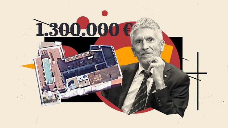El socialista Marlaska declara una vivienda de lujo de 1,3 millones de € en  la zona noble de Malasaña