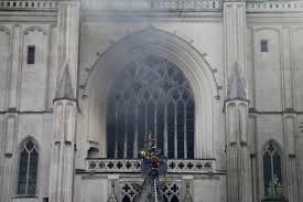 The remains of nantes cathedral's organ after the fire. Fire At French Cathedral In Nantes Destroys Famed Organ