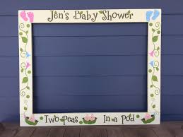 Pea Pod Baby Shower Photobooth Frame Prop Twins Baby Shower Wood Photobooth Frame Baby Shower Photo Booth Frame Baby Shower Fun Baby Shower Photo Booth