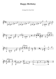 Posted on march 27, 2018. Happy Birthday Sheet Music For Guitar Solo Musescore Com