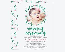 Sample of baby naming ceremony invitation. Free 15 Naming Ceremony Invitation Designs Examples In Psd Ai Eps Vector Examples