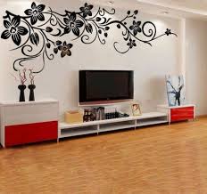 Fuloon Large Vine Flower Wall Stickers Wall Decal 200 60cm Black By Fuloon 29 99 Amazing Design No Glue Or Pai Room Colors Wall Paint Designs Wall Decor