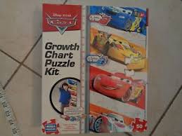 Details About New Kids Disney Pixar Cars Growth Chart Mega Puzzle Kit