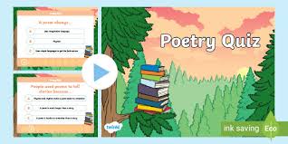 Poetry Powerpoint Quiz Teacher Made
