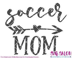 Soccer Mom Arrow Distressed Svg Cut File Set For Custom Shirts