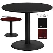 We have 11 images about 36 round kitchen table set including images, pictures, photos, wallpapers, and more. Flash Furniture 36 Inch Round Dining Table W Black Or Mahogany Reversible Laminate Top Buy Online In Dominica At Dominica Desertcart Com Productid 2406919