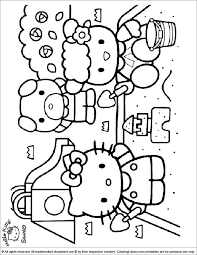 The ultimate hello kitty jet just announced a new destination in the us: Hello Kitty Coloring Page Free Coloring Library