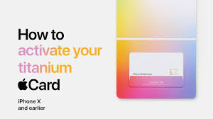 Apple Card How To Activate Your Titanium Card With Iphone Xs Xr Youtube
