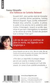 Une nostalgie à la renverse. Une Faiblesse De Carlotta Delmont Fanny Chiarello Points Poche Paroles St Mande