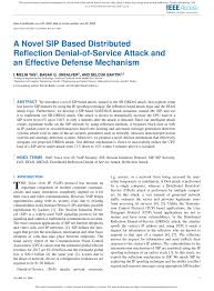 Through word of mouth, hard work and a focus on quality, our product line evolved and expanded to supply businesses and hobbyists throughout the united states. Pdf A Novel Sip Based Distributed Reflection Denial Of Service Attack And An Effective Defense Mechanism