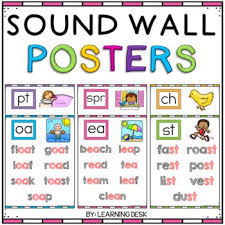 These Attractive Sound Wall Posters Will Prove To Be An Effective Teaching And Learning Tool Each Phonic Poster Displa Sound Wall Phonics Posters Phonics Wall