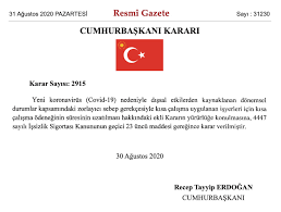 3 aylık uzatma ile birlikte yasak 17 ekim'e kadar uzatılmış olacak. Kisa Calisma Odenegi Iki Ay Uzatildi