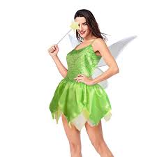 It is easy and can be done for less than $20 usd. Buy Tinkerbell Bell Fairy Costume Adult Women Princess Halloween Diy Green Tutu Dress With Butterfly Wings L At Amazon In