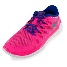 Nike Girls Free 5 0 Running Shoes Hyper Pink And Game Royal 644446 601f14 Tennis Express