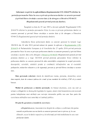 Chiama al numero verde 800300333. Http Portal Just Ro 188 Documents Reglementari 20privind 20datele 20persoanle Pdf