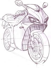 By Mark Wells Bike Sketch Sketches Bike Drawing