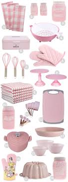 cool light hot pink kitchen accessories