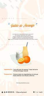 Batido De Naranja