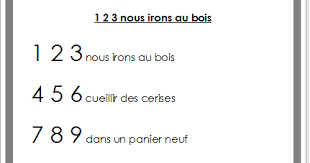 1 2 3 nous irons au bois comptines avec paroles. Voici Des Comptines Illustrees A Colorier Pour La Plupart 123 Nous Irons Au Bois Comptine Illustree Comptines Maternelle 4 Ans