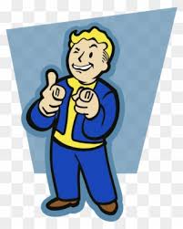 Ba dap bap bap bahhhhhh! New Vegas Vault Boy Coloring Page Printable Fallout Vault Boy Reading A Book Clipart 1442688 Pinclipart