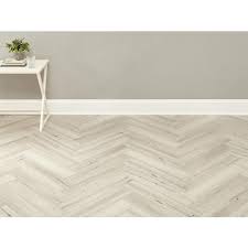 Valley Mist Rigid Core Vinyl Herringbone Foam Back In 2020 Herringbone Laminate Flooring Vinyl Flooring Bathroom Herringbone Tile Floors